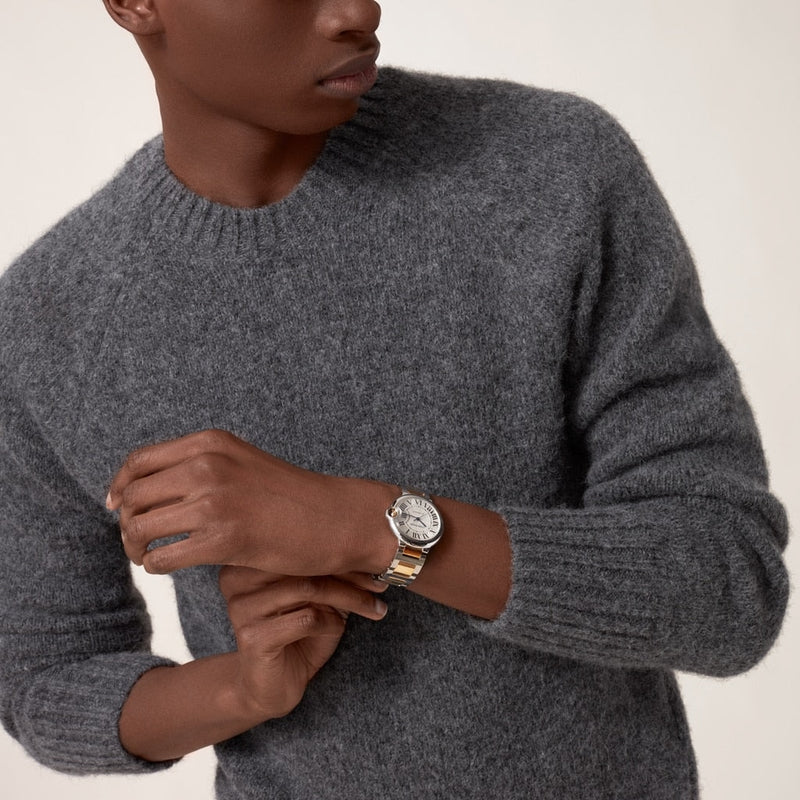  Shop Authentic Cartier Ballon Bleu de Cartier Silver Dial Two Tone Steel Strap Watch for Women - W2BB0030 - Luxxuri