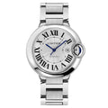  Shop Authentic Cartier Ballon Bleu De Cartier Silver Dial Silver Steel Strap Watch for Men - WSBB0049 - Luxxuri