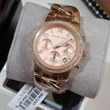  Shop Authentic Michael Kors Runway Rose Gold Dial Rose Gold Steel Strap Watch for Women - MK3247 - Luxxuri
