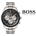  Shop Authentic Hugo Boss Trophy Chronograph Grey Dial Silver Steel Strap Watch for Men - 1513634 - Luxxuri