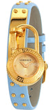  Shop Authentic Versace Medusa Lock Icon Quartz White Dial Blue Leather Strap Watch for Women - VEDW00419 - Luxxuri
