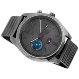  Shop Authentic Tommy Hilfiger Deacon Multifunction Black Dial Black Mesh Bracelet Watch for Men - 1791546 - Luxxuri