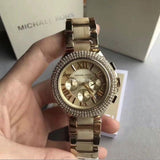  Shop Authentic Michael Kors Camille Gold Dial Gold Steel Strap Watch for Women - MK5902 - Luxxuri