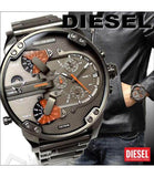  Shop Authentic Diesel Mr Daddy 2.0 Chronograph Grey Dial Grey Steel Strap Watch For Men - DZ7315 - Luxxuri