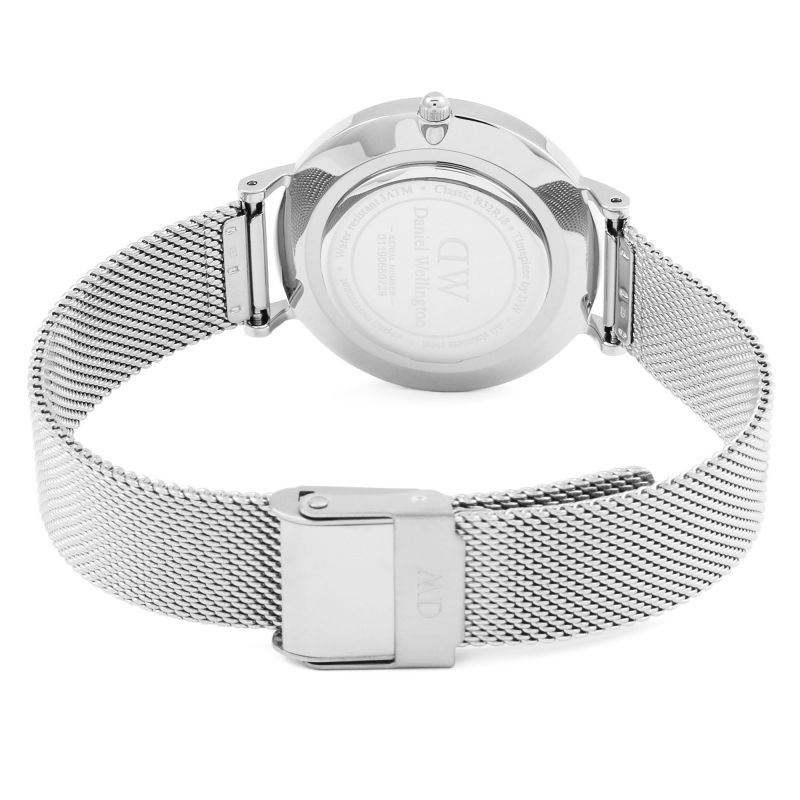  Shop Authentic Daniel Wellington Petite Sterling White Dial Silver Mesh Bracelet Watch For Women - DW00100164 - Luxxuri