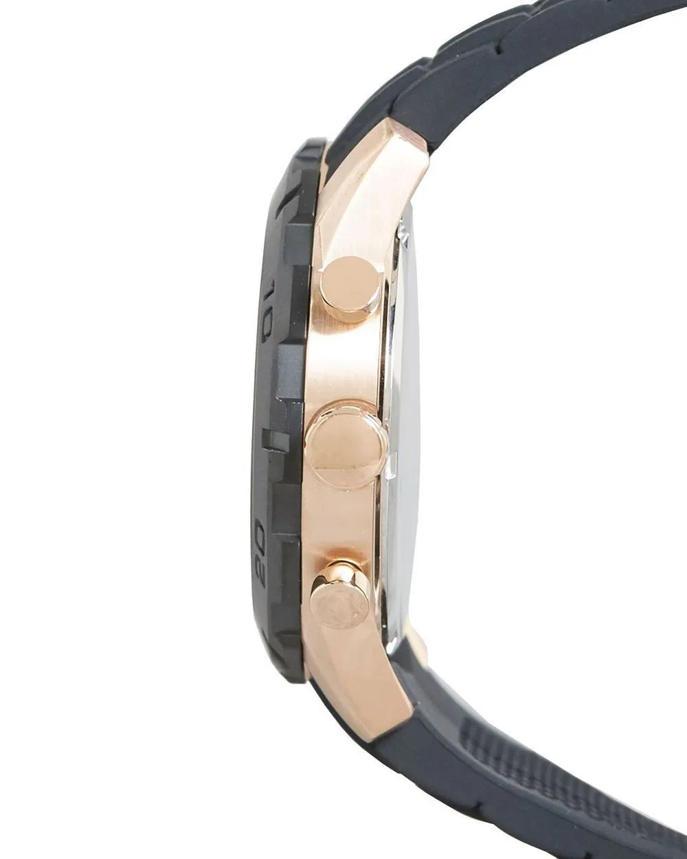  Shop Authentic Guess Caliber Chronograph Black Dial Black Rubber Strap Watch for Men  - W0864G2 - Luxxuri