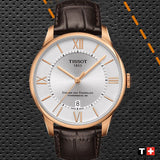  Shop Authentic Tissot Chemin Des Tourelles Powermatic 80 Silver Dial Brown Leather Strap Watch For Men - T099.407.36.038.00 - Luxxuri
