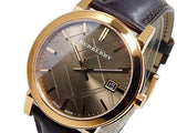  Shop Authentic Burberry The City Brown Dial Brown Leather Strap Watch for Men - BU9013 - Luxxuri