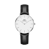  Shop Authentic Daniel Wellington Classic Petite York White Dial Black Leather Strap Watch For Women - DW00100188 - Luxxuri