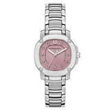  Shop Authentic Burberry The Britain Diamonds Pink Dial Silver Steel Strap Watch for Women - BBY1805 - Luxxuri
