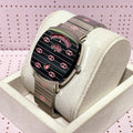  Shop Authentic Gucci Grip Quartz Silver Dial Silver Steel Strap Watch For Women - YA157438 - Luxxuri