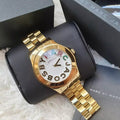  Shop Authentic Marc Jacobs Rivera White Dial Gold Steel Strap Watch for Women - MBM3137 - Luxxuri