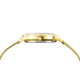  Shop Authentic Guess Chelsea Crystals Mother of Pearl White Dial Gold Mesh Bracelet Watch For Women - W0647L7 - Luxxuri