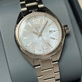  Shop Authentic Tag Heuer Formula 1 Quartz Mother of Pearl White Dial Silver Steel Strap Watch for Women - WBJ1418.BA0664 - Luxxuri