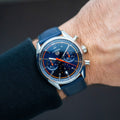  Shop Authentic Tag Heuer Carrera Chronograph Blue Dial Blue Leather Strap Watch for Men - CBN201D.FC6543 - Luxxuri