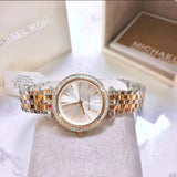  Shop Authentic Michael Kors Darci Silver Dial Two Tone Steel Strap Watch for Women - MK3405 - Luxxuri