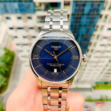  Shop Authentic Tissot Chemin Des Tourelles Powermatic 80 Blue Dial Silver Steel Strap Watch for Men - T099.407.11.048.00 - Luxxuri