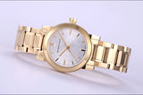  Shop Authentic Burberry Heritage White Dial Gold Steel Strap Watch for Women - BU9203 - Luxxuri