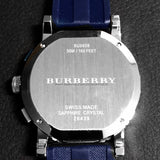  Shop Authentic Burberry City Sport Chronograph White Dial Blue Rubber Strap Watch For Men - BU9808 - Luxxuri