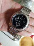  Shop Authentic Fossil Machine Chronograph Black Dial Silver Steel Strap Watch for Men - FS4776 - Luxxuri