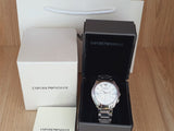  Shop Authentic Emporio Armani Valente Chronograph Silver Dial Silver Steel Strap Watch For Men - AR11081 - Luxxuri