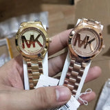  Shop Authentic Michael Kors Slim Runway Gold Dial Gold Steel Strap Watch for Women - MK3477 - Luxxuri