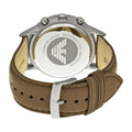  Shop Authentic Emporio Armani Classic Chronograph Silver Dial Brown Leather Strap Watch For Men - AR2471 - Luxxuri