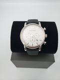  Shop Authentic Emporio Armani Classic Quartz Chronograph White Dial Black Leather Strap Watch For Men - AR1807 - Luxxuri