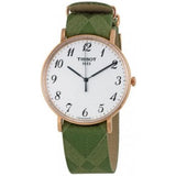  Shop Authentic Tissot T Classic Everytime White Dial Green Nylon Strap Watch for Men - T109.610.38.032.00 - Luxxuri