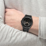  Shop Authentic Hugo Boss Steer Analog Black Dial  Black Steel Strap Watch For Men - 1514068 - Luxxuri