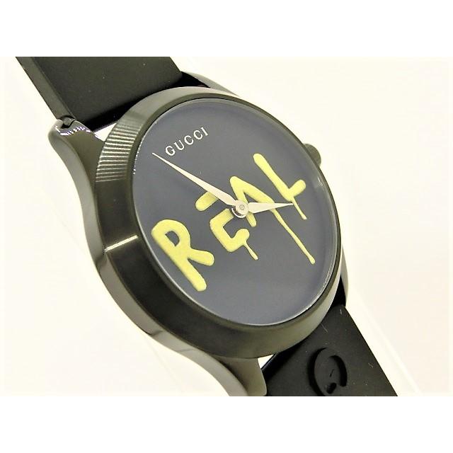  Shop Authentic Gucci G Timeless Ghost Black Dial Black Rubber Strap Unisex Watch - YA1264017 - Luxxuri