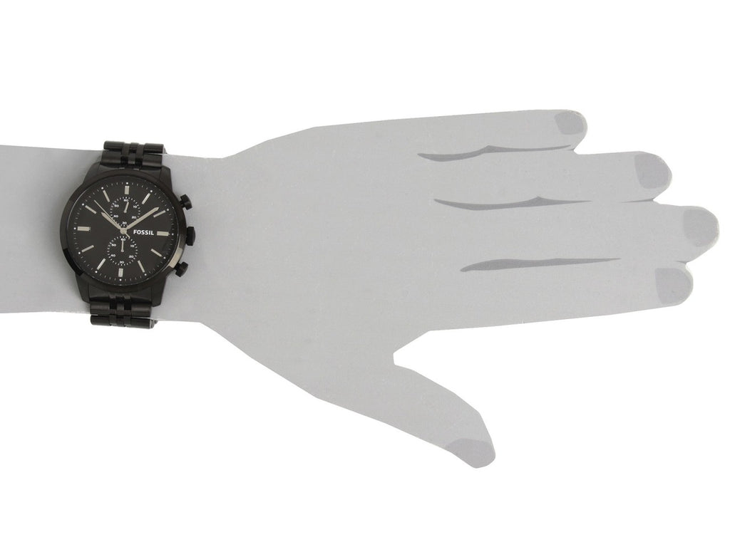  Shop Authentic Fossil Neutra Chronograph Black Dial Black Steel Strap Watch for Men - FS5474 - Luxxuri