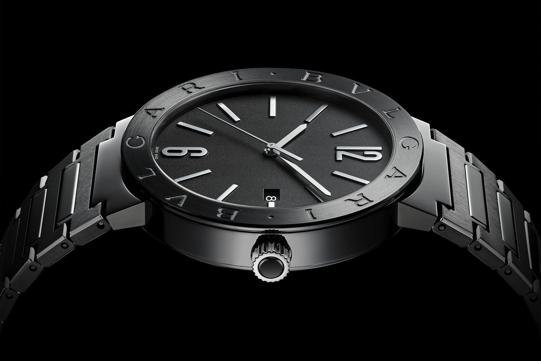  Shop Authentic Bvlgari Bvlgari Lady Black Dial Black Steel Strap Watch for Women - BVLGARI103557 - Luxxuri