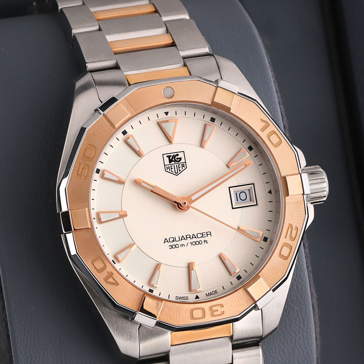  Shop Authentic Tag Heuer Aquaracer White Dial Watch for Men - WAY1150.BD0911 - Luxxuri