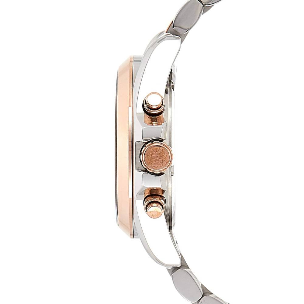Michael Kors Bradshaw Blue Dial Two Tone Steel Strap Watch for Women - MK5606