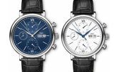  Shop Authentic IWC Portofino Chronograph Blue Dial Black Leather Strap Watch for Men - IW391023 - Luxxuri