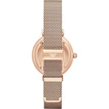  Shop Authentic Emporio Armani Gianni T Bar Silver Dial Rose Gold Mesh Bracelet Watch For Women - AR1956 - Luxxuri