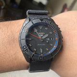  Shop Authentic Seiko 5 Sports Automatic Black Dial Black NATO Strap Watch For Men - SRPD79K1 - Luxxuri