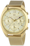  Shop Authentic Tommy Hilfiger Mia Gold Dial Gold Mesh Bracelet Watch for Women - 1781488 - Luxxuri