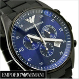  Shop Authentic Emporio Armani Sportivo Chronograph Blue Dial Black Strap Watch For Men - AR5921 - Luxxuri