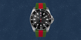  Shop Authentic Gucci Dive Automatic Black Dial Two Tone Rubber Strap Watch for Men - YA136349 - Luxxuri