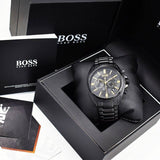  Shop Authentic Hugo Boss Driver Black Dial Black Steel Strap Watch for Men - 1513277 - Luxxuri