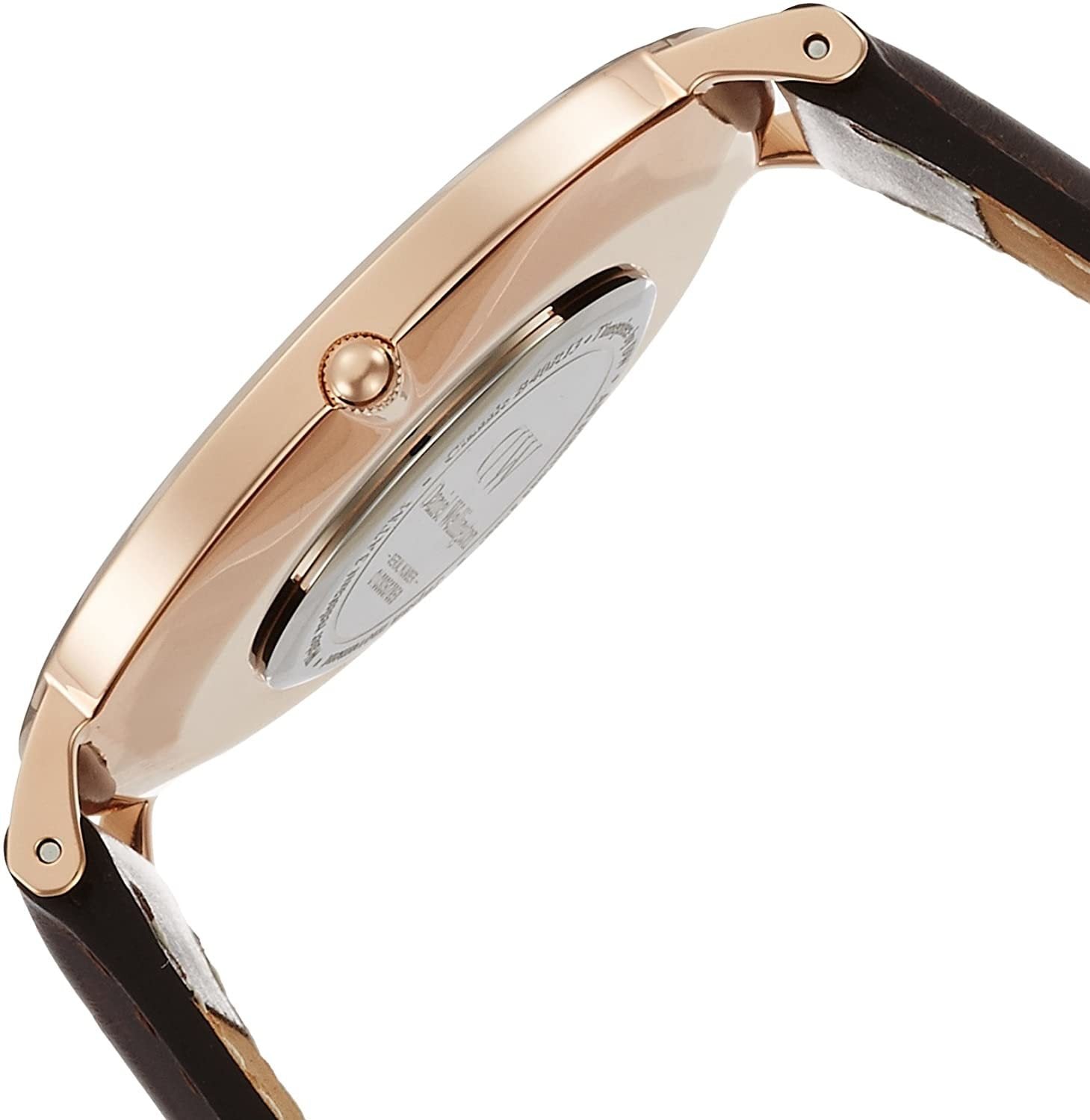 Daniel Wellington Classic Bristol White Dial Brown Leather Strap Watch For Men - DW00100009