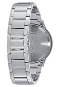  Shop Authentic Emporio Armani Meccanico Automatic Blue Dial Silver Steel Strap Watch For Men - AR60059 - Luxxuri