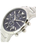  Shop Authentic Emporio Armani Renato Chronograph Blue Dial Silver Steel Strap Watch For Men - AR11164 - Luxxuri