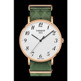  Shop Authentic Tissot T Classic Everytime White Dial Green Nylon Strap Watch for Men - T109.610.38.032.00 - Luxxuri