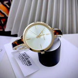  Shop Authentic Michael Kors Jaryn Quartz Gold Dial Two Tone Steel Strap Watch for Women - MK4341 - Luxxuri