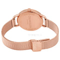 Shop Authentic Calvin Klein Even White Dial Rose Gold Mesh Bracelet Watch for Women - K7B23626 - Luxxuri