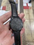  Shop Authentic Hugo Boss Navigator Black Dial Black Leather Strap Watch for Men - 1513497 - Luxxuri