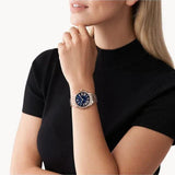  Shop Authentic Michael Kors Kacie Three Hand Black Dial Rose Gold Steel Strap Watch for Women - MK6930 - Luxxuri